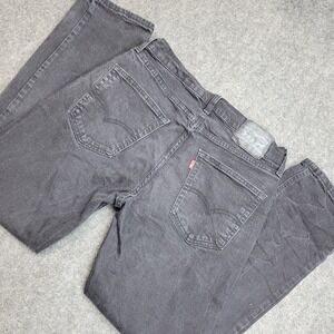 Levis 541 Jeans Mens 32x32 Black Denim Athletic Fit Stretch Casual Everyday City